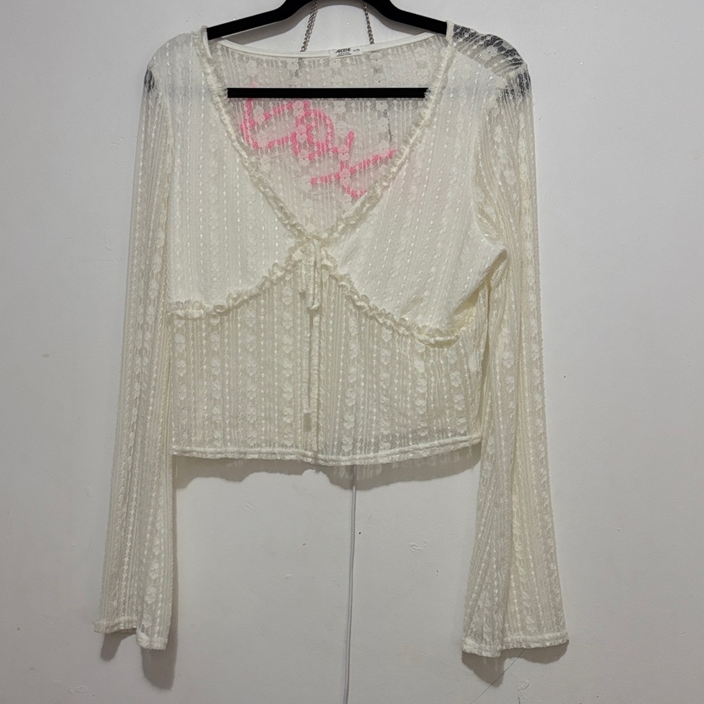 Ardene Cream Lace Blouse